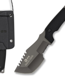 K25 Neckknife Titan beschichtet mit Kydex-Scheide Mini Tracker